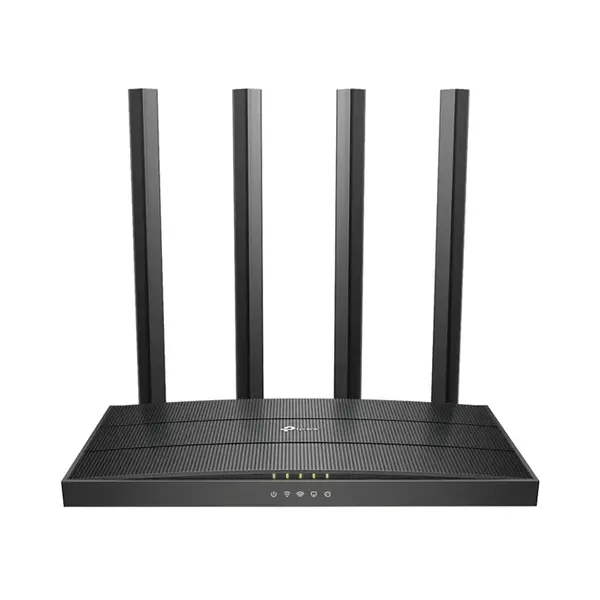 Archer-A6-V3 TP-LINK AC1200 Dual Band 802.11ax 5GHz 4-Ports LAN 1-Port WAN RJ-45 4x Fixed High-Performance Antennas Gigabit ...