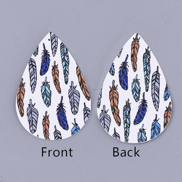 PU Leather Big Pendants