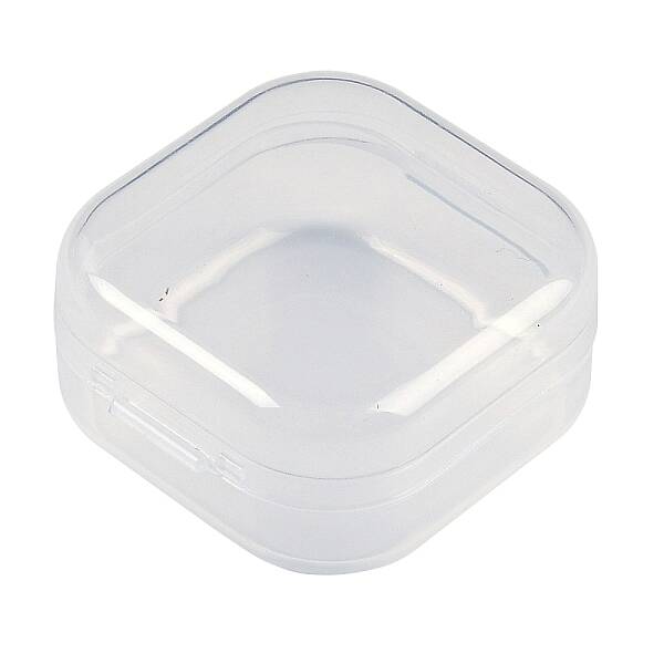 Plastic Bead Containers with Hinged Lid