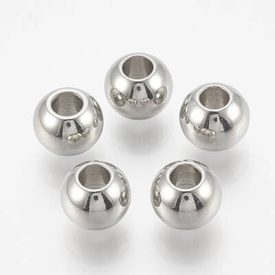 Tarnish Resistant 201 Stainless Steel Beads