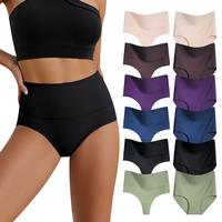 COLISHELL 6/5/4-Pack Seamless Thongs & Briefs – High-Waisted Panties Tummy Control Underwear for Everyday Comfort，Perfect...