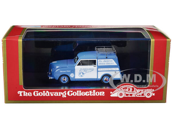 1948 Crosley Station Wagon Blue and White \