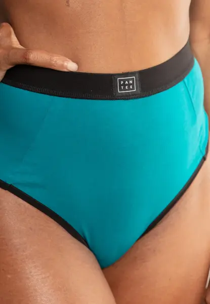 High Waisted Briefs, Ocean Blue | Size: XXXL