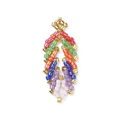 Handmade Loom Pattern MIYUKI Seed Beads