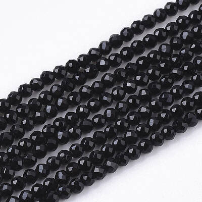 Electroplate  Opaque Solid Color Glass Beads Strands