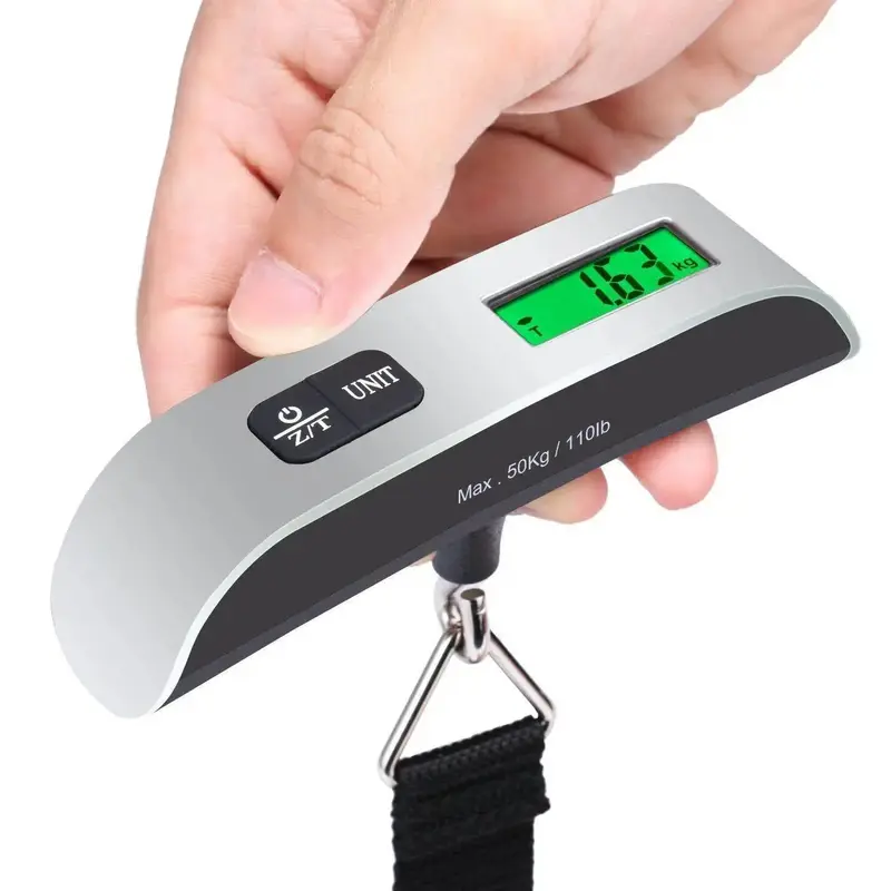 Portable Electronic Luggage Scale, 1 Count Handheld Digital Display Scale, Handheld Digital Display Scale for Home, Travel, O...