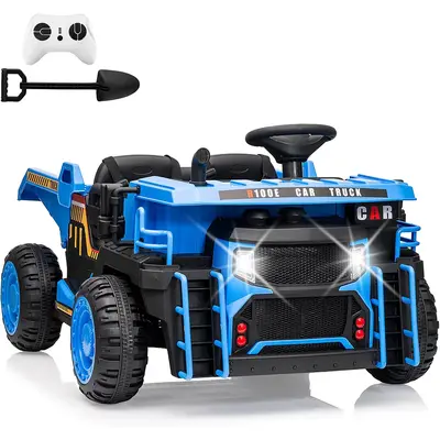 Garvee Ride - P Series: 24V Ride On Dump Truck,2 Seater Ride On Construction Vehicle with Remote Control, Electric Dump Bed a...