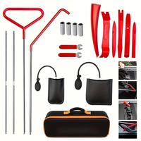Stainless Steel Waterproof Automotive Repair Tool Set - Long-arm Fixtures, Window & Door Disassembly Tools, Airbag Wedges for...