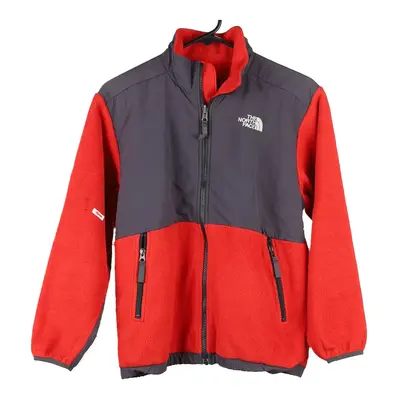 The North Face Fleece - Large Orange Polyester