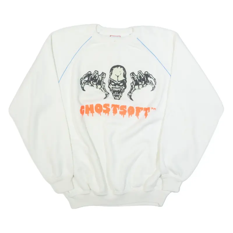 MAP COMPANY Ghostsoft Mens Sweatshirt White XL