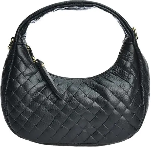 Anna Luchini Borsa A Mano In Pelle Da Donna colorata di nero