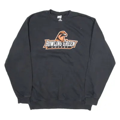 ADIDAS Bowling Green Hockey Womens Sweatshirt Black USA L