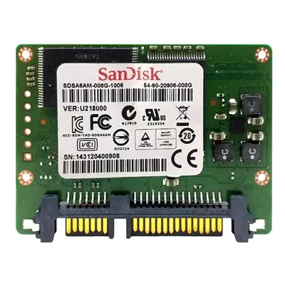 SDSA6AM-008G-1006 SanDisk 8GB Multi-Level Cell SATA 6Gb/s Half Slim Solid State Drive