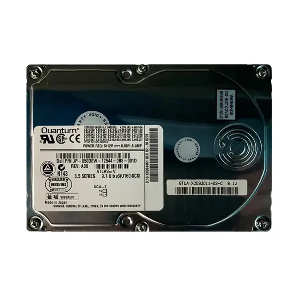 50DEW Dell 9.1GB Ultra-160 SCSI 7200 3.5-inch 4MB Hard Drive