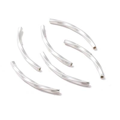 925 Sterling Silver Tube Beads