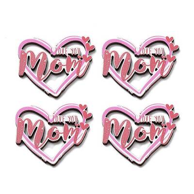 Mother's Day Wooden Cabochon
