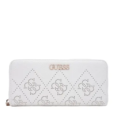Guess, amara, fabric wallet, logo detail, SWSG6995460, white, women