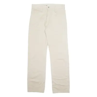 DOCKERS Mens Trousers Beige Regular Straight W32 L32