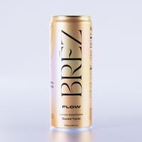 BRĒZ FLOW Social Tonic - Microdosed Mushrooms in a Can - Functional Beverage w/ Lion’s Mane, L-Theanine & Natural Ingredie...