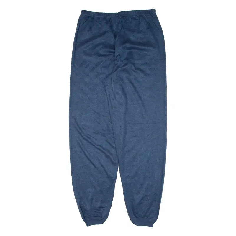 Womens Joggers Blue Wool Tapered 2XL W30 L31