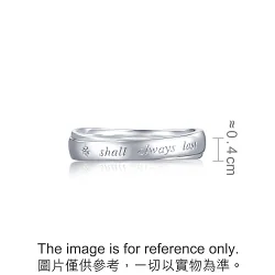 'The Art of Romance' 950 Platinum Diamond Ring (Lady's style)