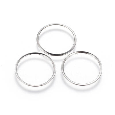 Tarnish Resistant 304 Stainless Steel Linking Rings
