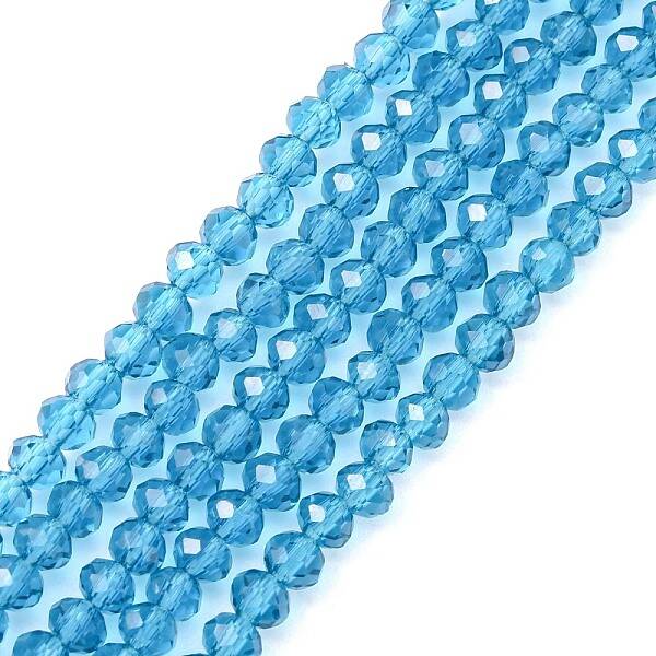 Transparent Glass Beads Strands
