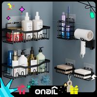 ONAIL Shower Caddy 6 Pack,Adhesive Bathroom Shower Organizer for Bathroom Storage&Home Decor&Kitchen rustproof stainless