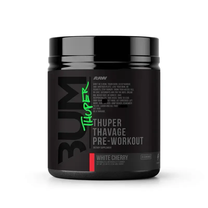 CBUM Thuper Thavage Pre Workout Fitness Supplement