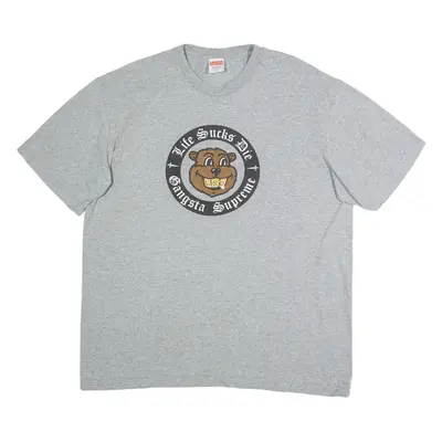 SUPREME Mens T-Shirt Grey M