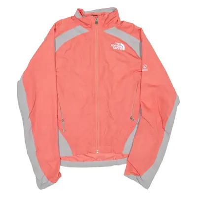 THE NORTH FACE Womens Track Jacket Pink Colourblock S