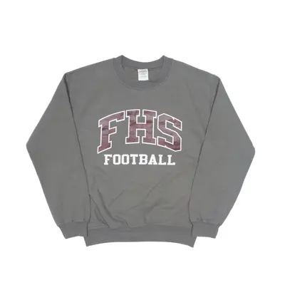 GILDAN FHS Football USA Sweatshirt Grey Mens S
