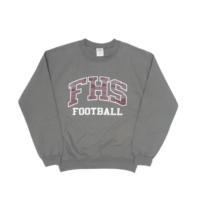 GILDAN FHS Football USA Sweatshirt Grey Mens S