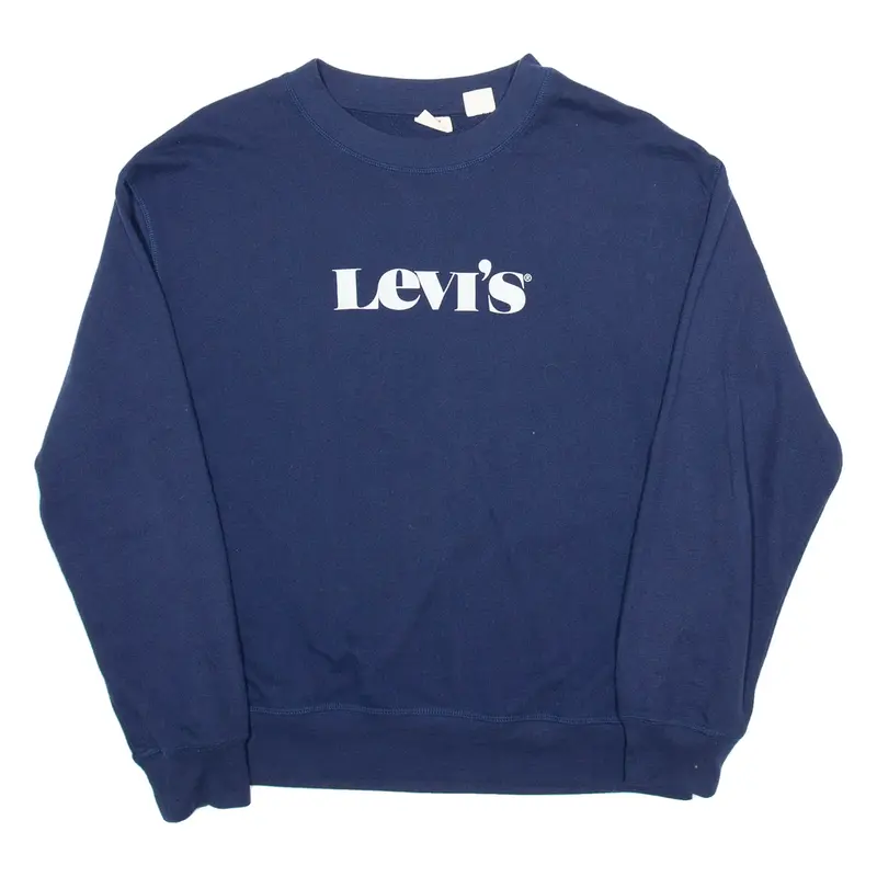LEVI'S Womens Sweatshirt Blue M