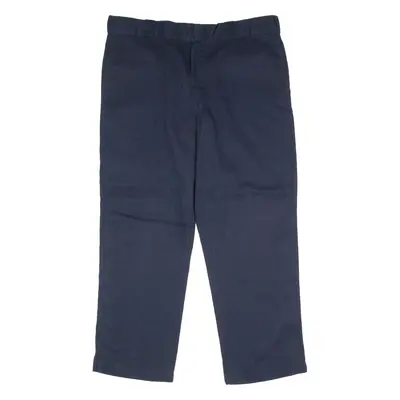 DICKIES 874 Original Flex Workwear Mens Twill Trousers Blue Straight W40 L30