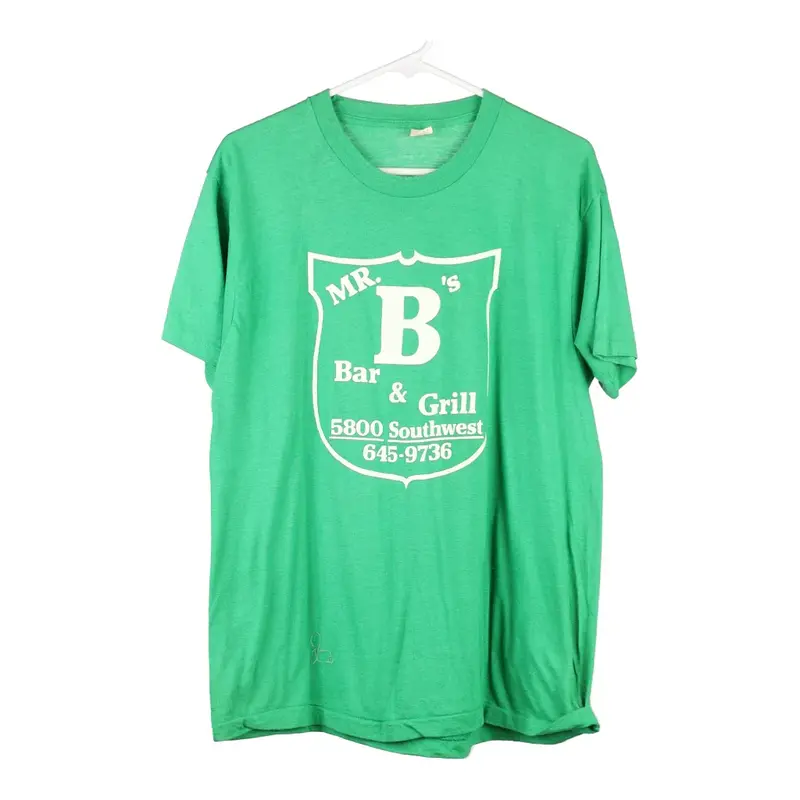 Screen Stars T-Shirt - XL Green Cotton