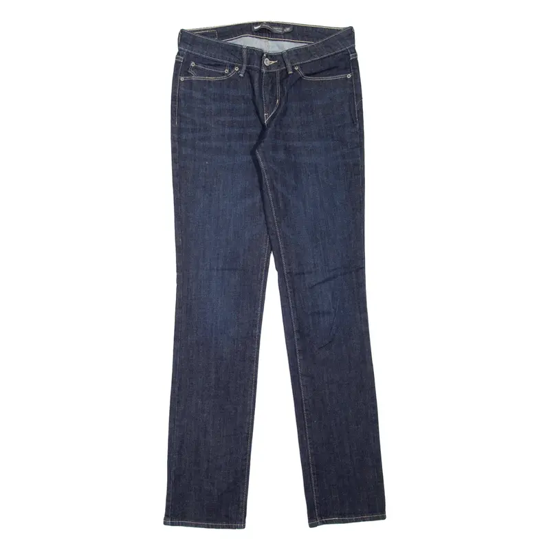 LEVI'S Modern Rise Womens Jeans Blue Slim Straight W27 L34