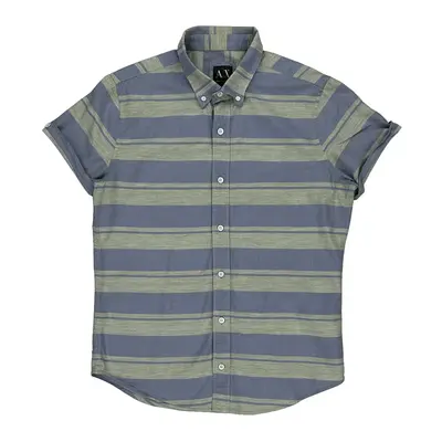 Armani Exchange Shirt - Small Blue Cotton