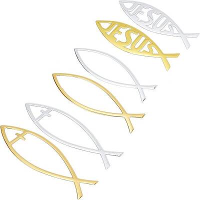 Easter Theme 6Pcs 6 Styles Waterproof PVC Adhesive Sticker Car Stickers