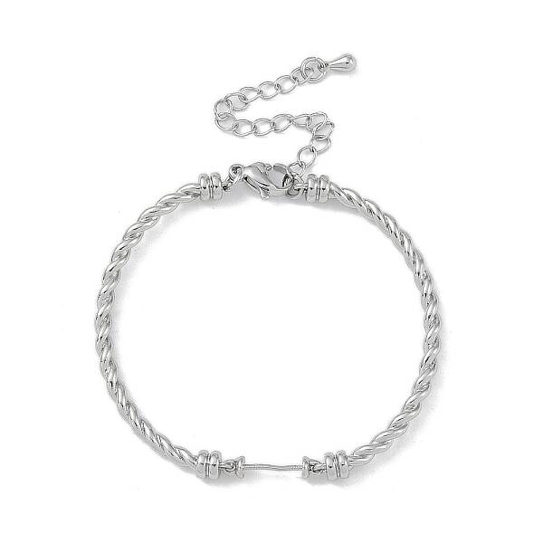 Brass Twisted Chain Bracelet Making