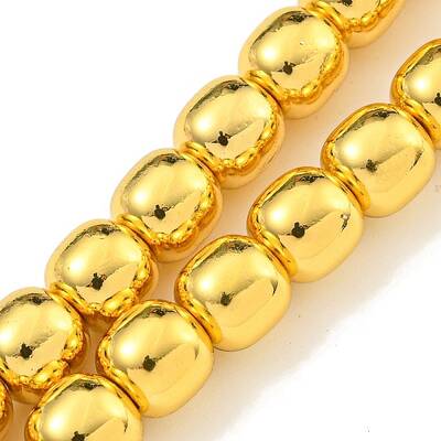 Electroplated Synthetic Non-magnetic Hematite Beads Strands