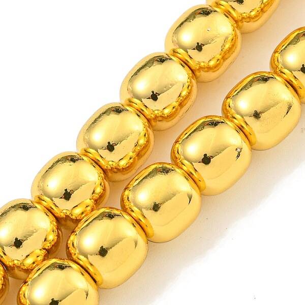 Electroplated Synthetic Non-magnetic Hematite Beads Strands