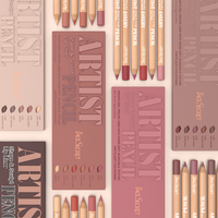 6-Count Matte Nude Lip Liner Set - Natural-Looking, Long-Lasting, Waterproof & Smudge-Proof Formula for Outlining & Filling L...