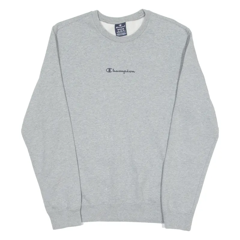 CHAMPION Mens Sweatshirt Grey Crew Neck M