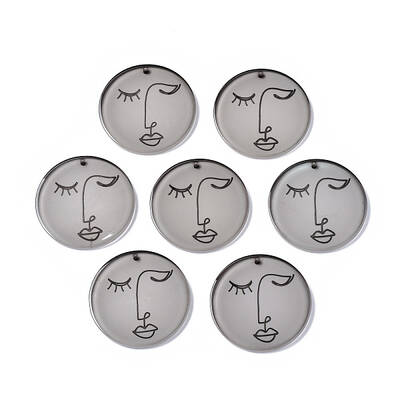 Transparent Acrylic Pendants