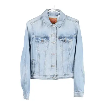 Age 12-14 Levis Denim Jacket - Large Blue Cotton