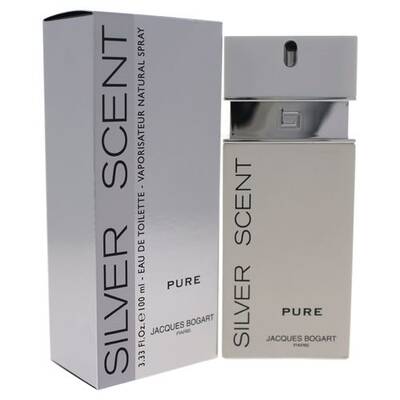 Silver Scent Pure Cologne for Men - Eau de Toilette Spray 3.4 oz