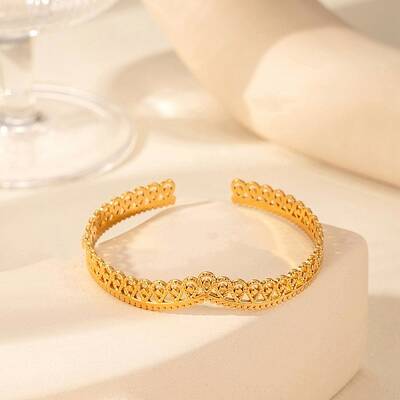 304 Stainless Steel Cuff Bangles for Women