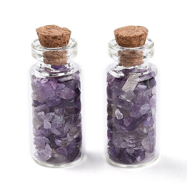 Glass Wishing Bottle Display Decorations