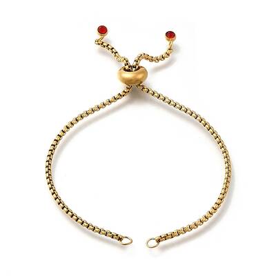 Adjustable 304 Stainless Steel Slider Bracelet/Bolo Bracelets Making